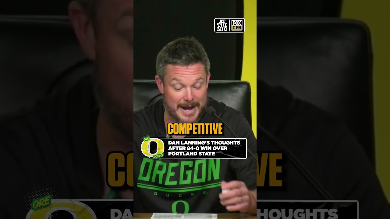 Dan Lanning on Oregon getting back in the win column after last week’s loss vs Oklahoma State