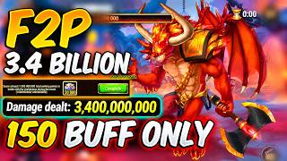 Hero Wars EVA Event – 3.4 Billion Archdemon Damage! | 150 Buff F2P Best Team