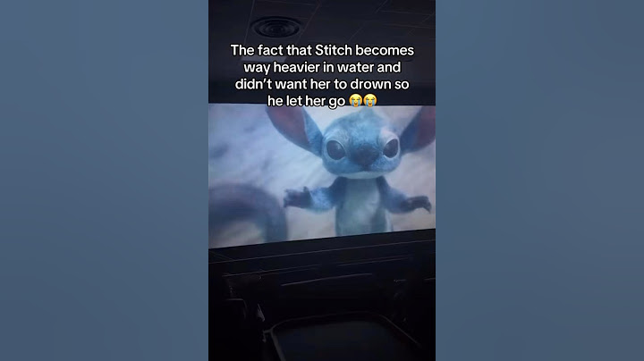 Stitch drowning for Lilo🥲 | #stitch #disney #edit #fyp #disneymovies