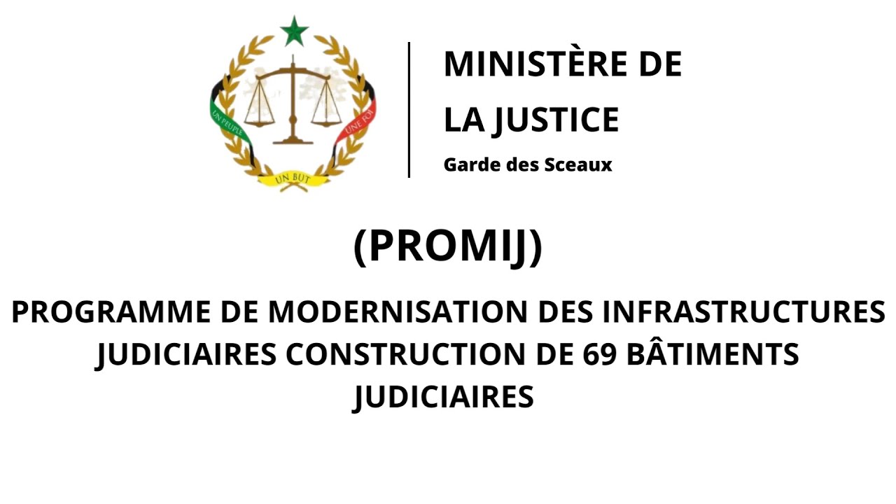 MINISTERE DE LA JUSTICE P.R.O.M.I.J YouTube