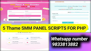 SMM Panel​  create website || best smm panel Source code || Free smm panel Source code 