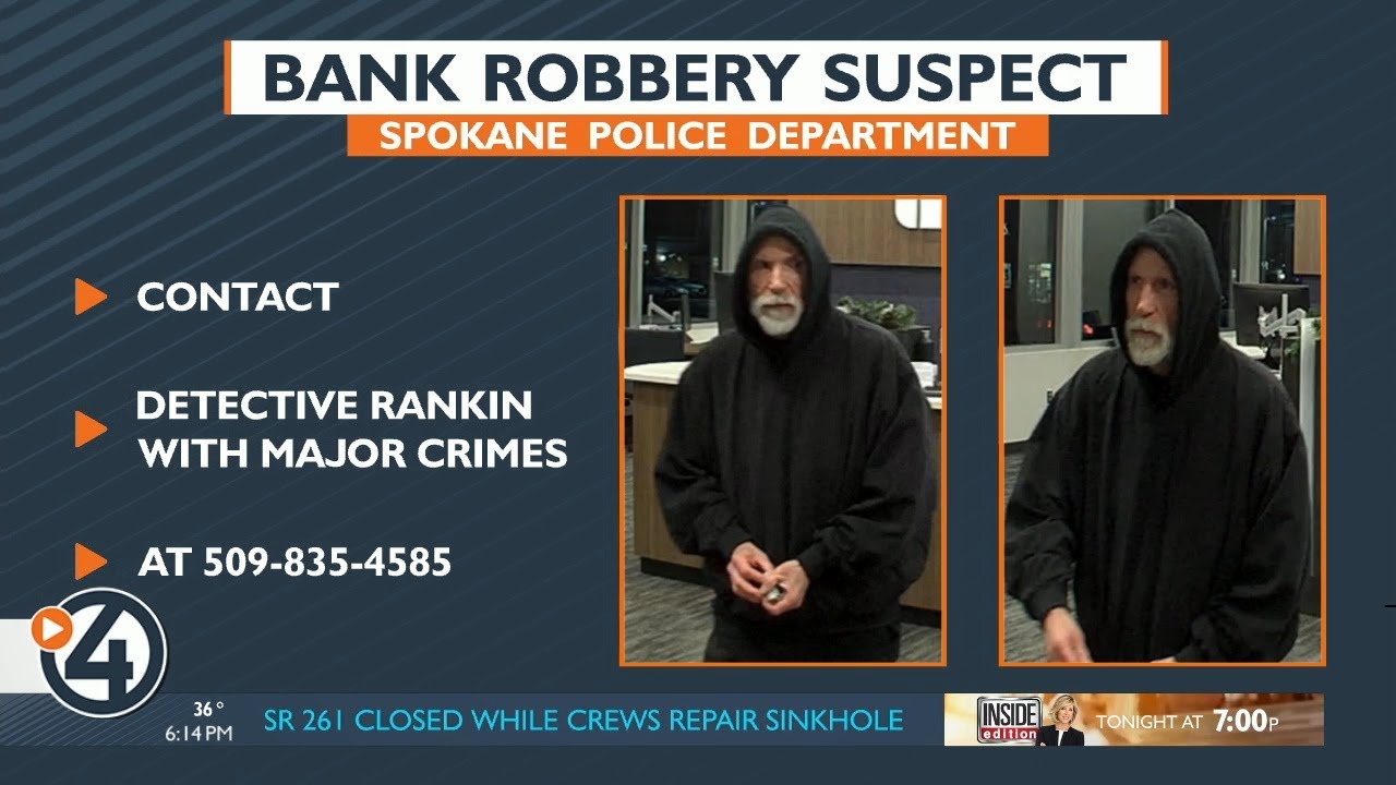 Police ask for public’s help identifying South Hill bank robbery ...