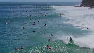 WHEN THE CROWD FACTOR GETS TOO DANGEROUS   NOOSA, AUSTRALIA