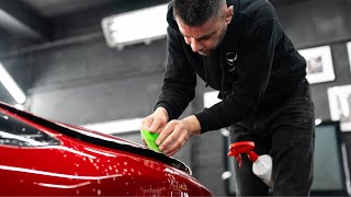 The PPF Upgrade You Can't Miss: Self-Healing Paint Protection Film Application on a Tesla Model 3