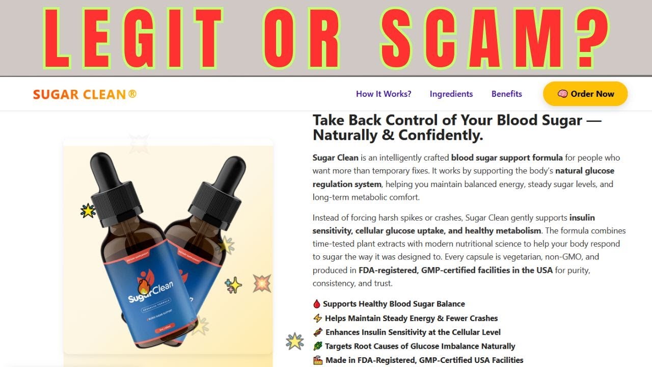 Sugar Clean Reviews: Is Legit or a Scam?