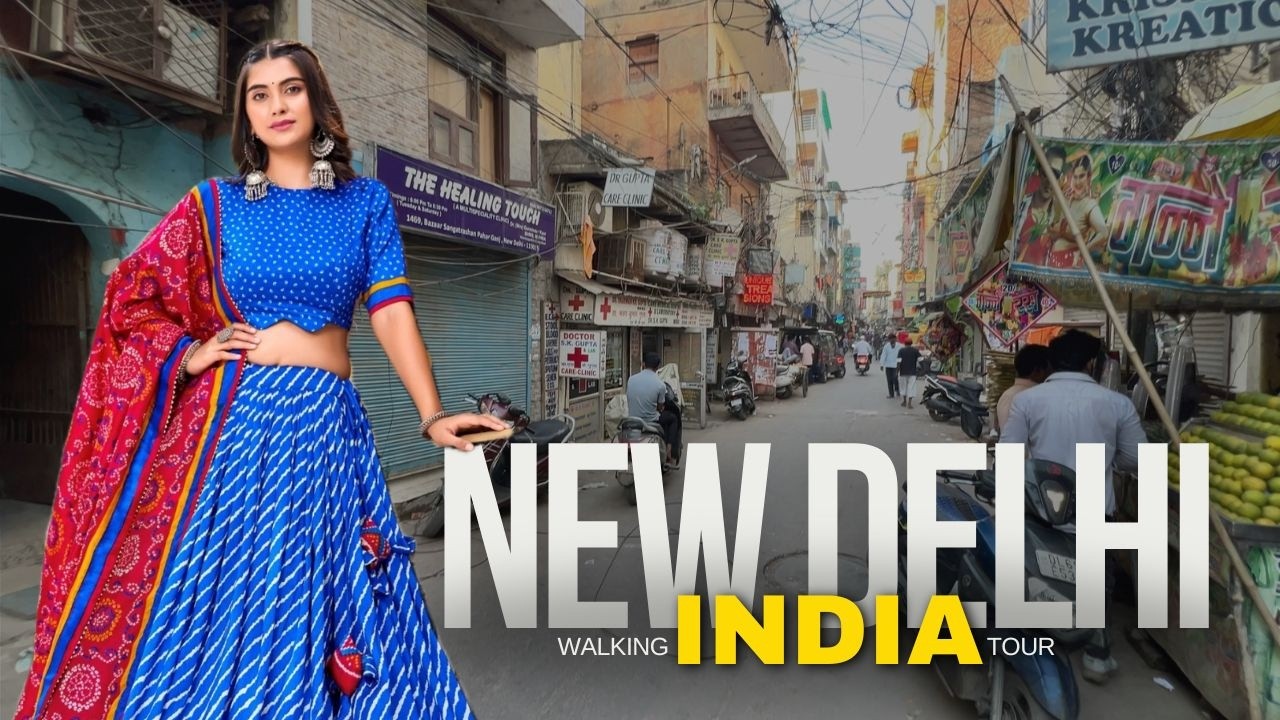 DISCOVER the Real NEW DELHI INDIA in 2025 🇮🇳 Walking Tour in Paharganj Main Bazar