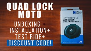 QUAD LOCK | Motorcycle Wireless Charging Head | Unboxing
