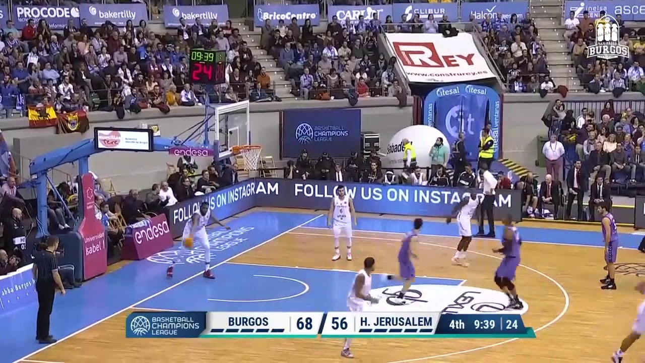 Highlights San Pablo Burgos VS Hapoel Jerusalem