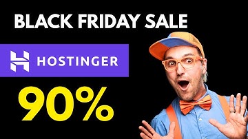 Hostinger Coupon Code 2025 | 90% OFF + 3 Months FREE (Black Friday Deal)