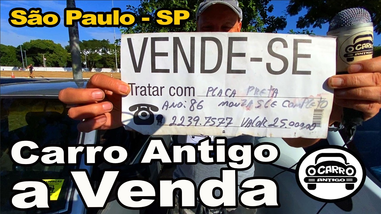 Carros Antigos a Venda em São Paulo – Muitas ofertas!!! Zona Note