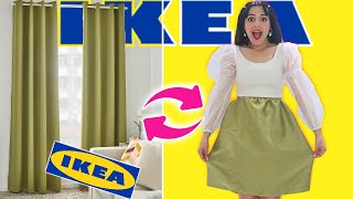 صنعت لبسة كاملة من أثاث Ikea فقط ! ( طلعت بيها 🤦‍♀️)