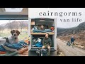 Unlocking new adventures in the cairngorms  family van life scotland