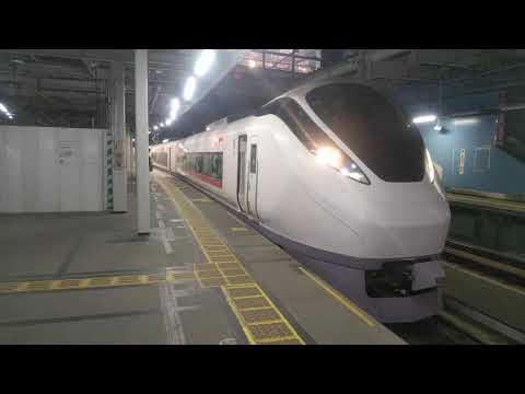 【品川駅】特急 ときわ77号（JR東日本E657系電車）東海道線・上野東京ライン・常磐線直通 高萩駅行の発車。TOKIWA 77 Shinagawa Station Tokyo JAPAN TRAIN