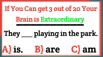 Mixed English Grammar test: Most senior Can