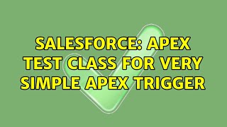 Salesforce: Apex Test Class for very simple apex trigger