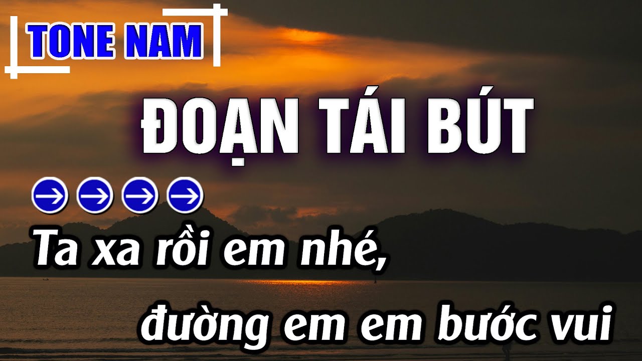 Đoạn Tái Bút Karaoke Tone Nam Beat Mới | Karaoke Đăng Khôi