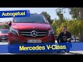 2020 Mercedes V Class Van REVIEW SWB vs LWB comparison - Autogefuel