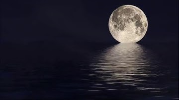 Motion Background - Moon Reflection On Water Animation - No Copyright Video