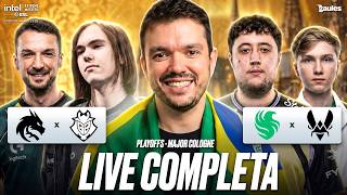 QUARTAS DE FINAL |  IEM COLOGNE MAJOR 2026 PLAYOFFS | DIA 2 - !socio - Siga @Gaules!