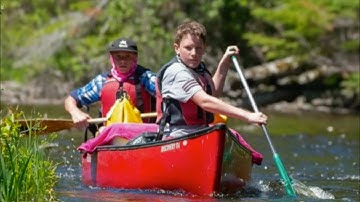 Peddelen met een lange peddelpartner