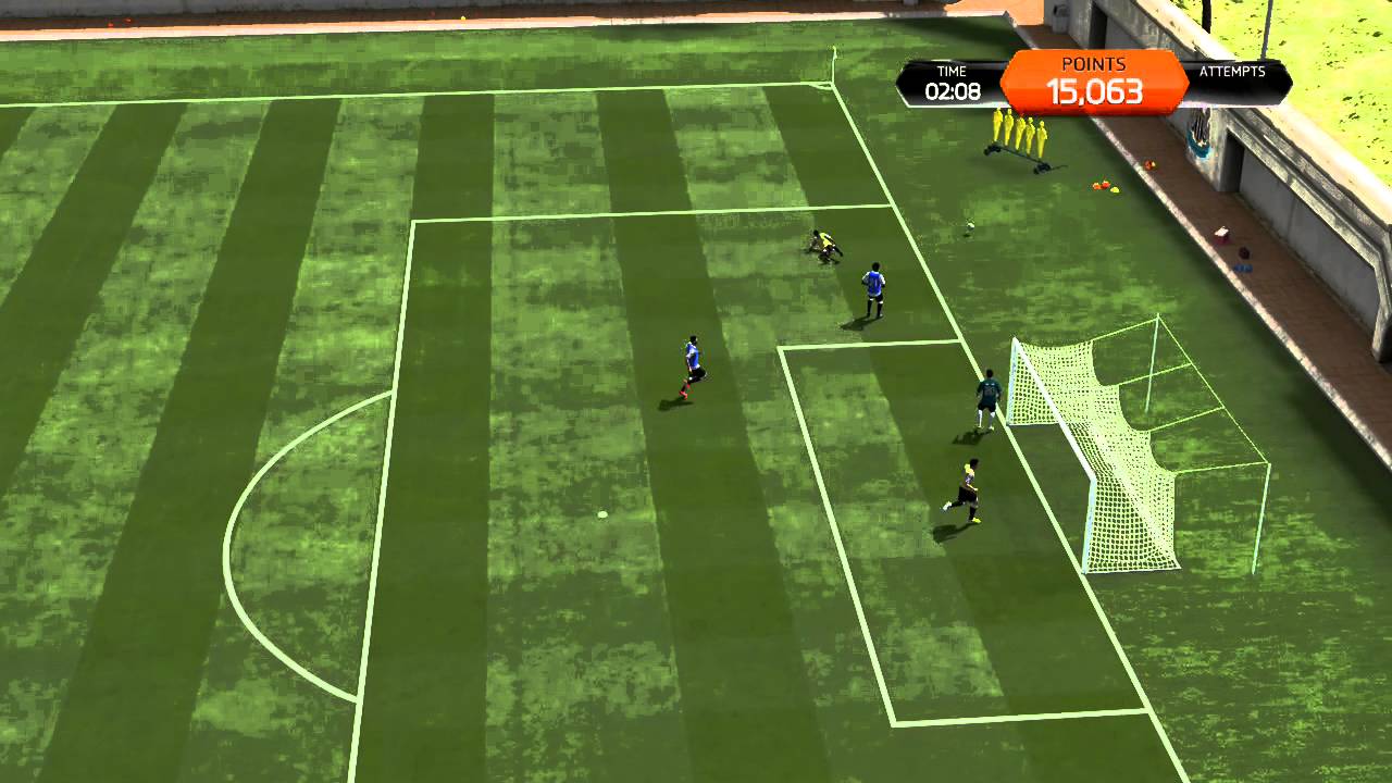 Fifa 14-Skill Challenge-Gold Level-Advanced Shooting.