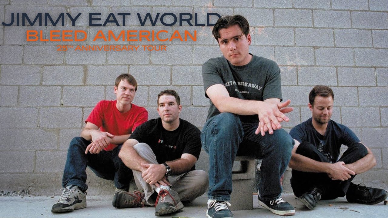 Объявлен юбилейный тур Jimmy Eat World: Bleed American, посвященный 25-летию группы.