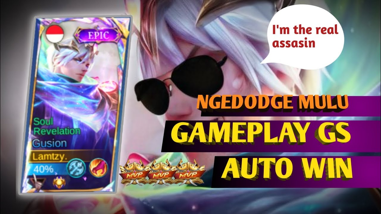 GUSION GOD MODE! 1 VS 3? NO PROBLEM🤫🤫, GAMEPLAY AND PATTERN FARMING GUSION 2026