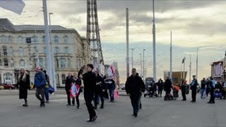 Download Lagu Blackpool protests Jan 2026 MP3