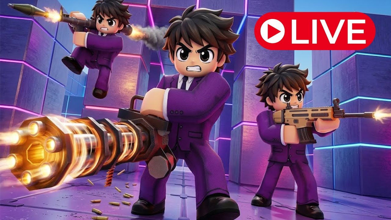 [LIVE 🔴] - NOOB to PRO in Roblox RIVALS (part2) - YouTube