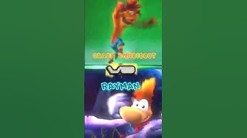 CRASH VS RAYMAN #edit #recommended #crashbandicoot #rayman
