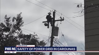 Safety of the power grid in the Carolinas