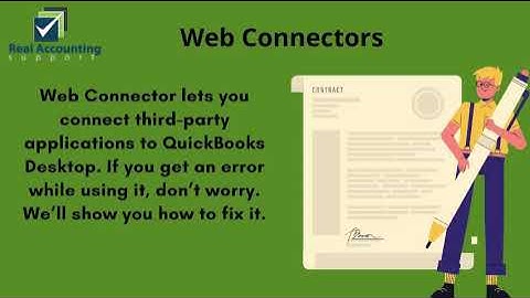 Fix common Web Connector errors in QuickBooks Desktop| (support@realaccountingsupport.com)Assistance