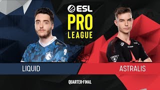 CS:GO - Liquid vs. Astralis [Vertigo] Map 3 - Quarter-Final - ESL Pro League Season 9