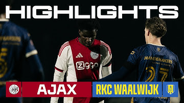 Highlights Jong Ajax - RKC Waalwijk | Keuken Kampioen Divisie
