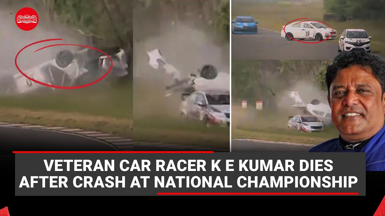 Veteran car racer K E Kumar dies after crash at national championship