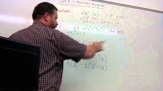 Algebra 1, Lesson 28.B - Function Notation