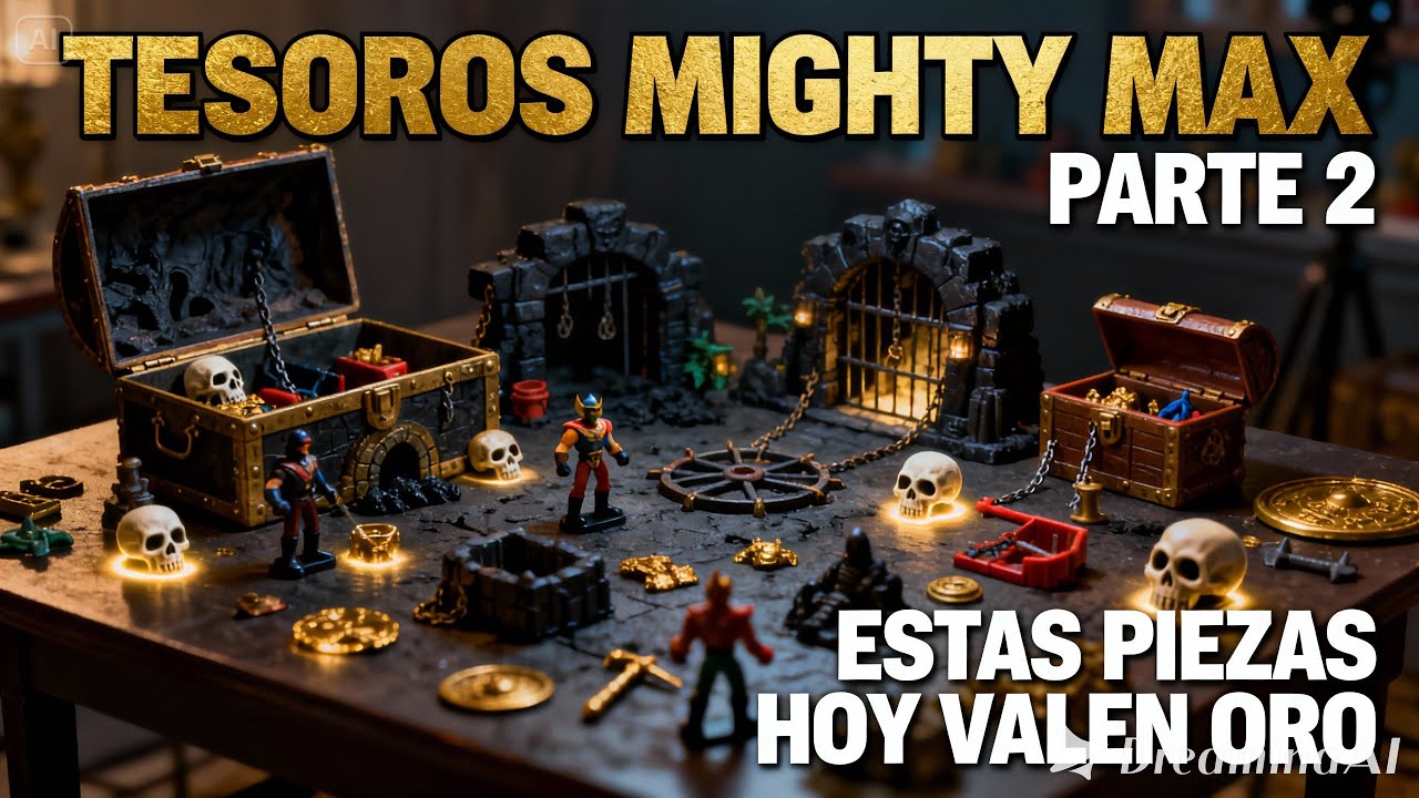 Tesoros Mighty Max Parte 2  Estas piezas hoy valen ORO