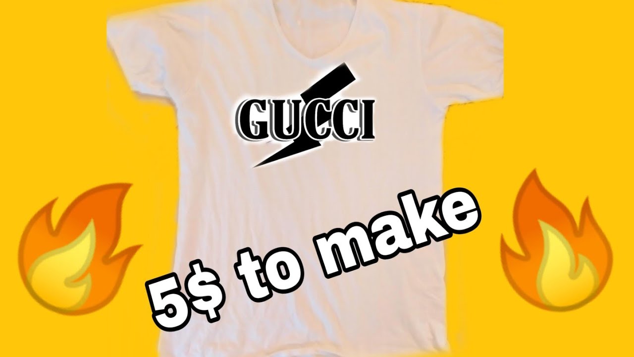 Making a Gucci tshirt YouTube