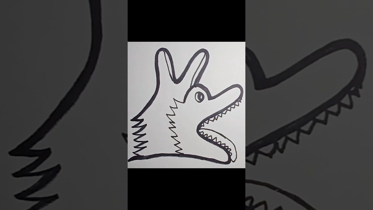 Easy drawing with hand | Hand Tracing drawing | Drawing ideas for toddlers | 