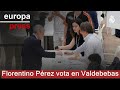 Florentino Pérez vota en Valdebebas