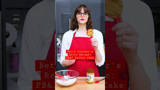 I’m making Betty Crocker’s Peanut Butter and Jelly Coffee Cake, full episode on my channel!
