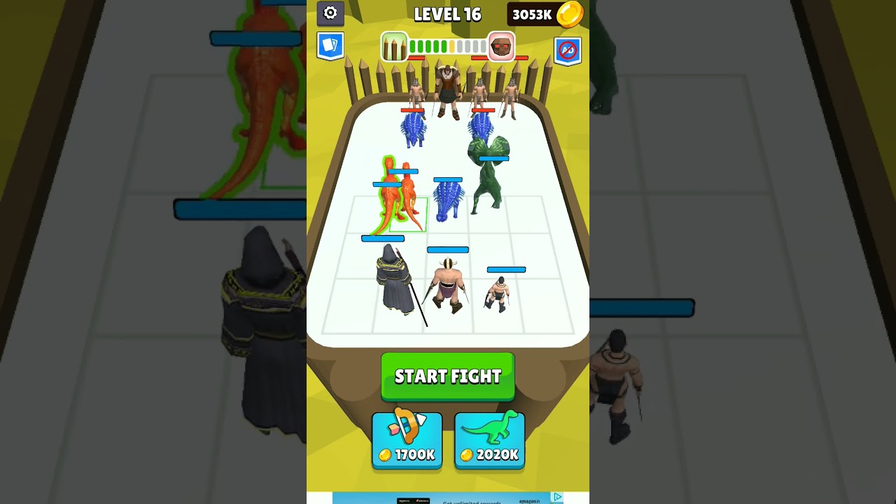 Merge Master: Dinosaur Monster level-16 gameplay 🤑😍