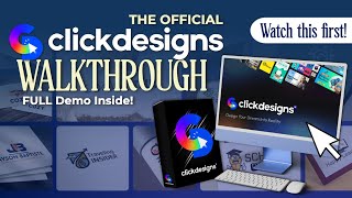 Official ClickDesigns walkthrough demo product media thumbnail