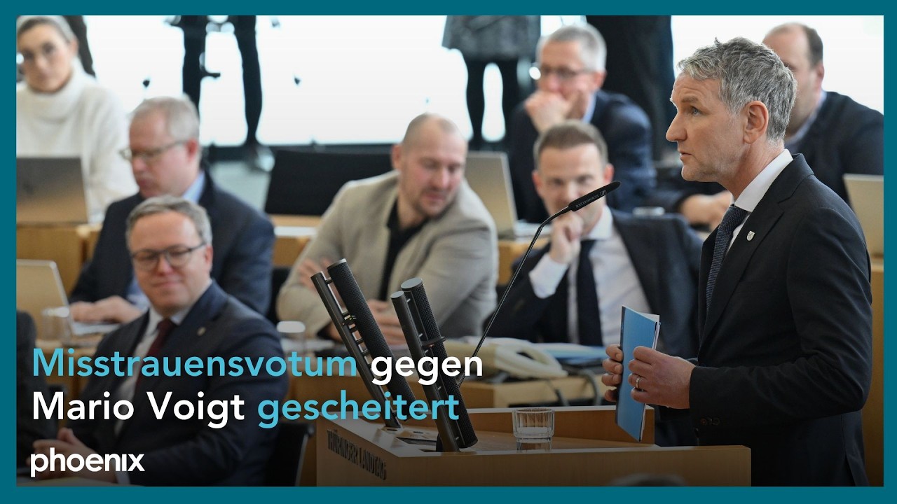 Thüringen: Misstrauensvotum gegen Ministerpräsident Mario Voigt gescheitert