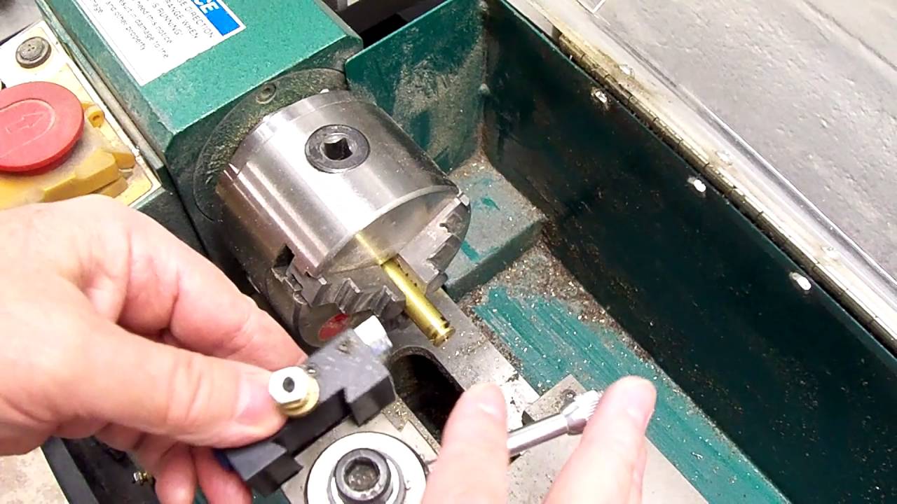 Making a small brass pulley