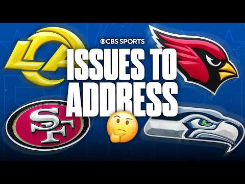 Issues to address before the season for every NFC West team 🤔 | Seahawks, Rams, 49ers, Cardinals