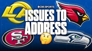 Issues to address before the season for every NFC West team 🤔 | Seahawks, Rams, 49ers, Cardinals
