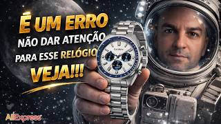 É Um Erro Ignorar Esse Relógio Conheça O Cronógrafo Da Cadisen C7063 Lunar Pilot