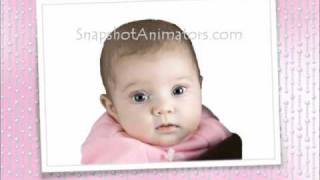 Talking baby birth announcement  - SnapshotAnimators.com