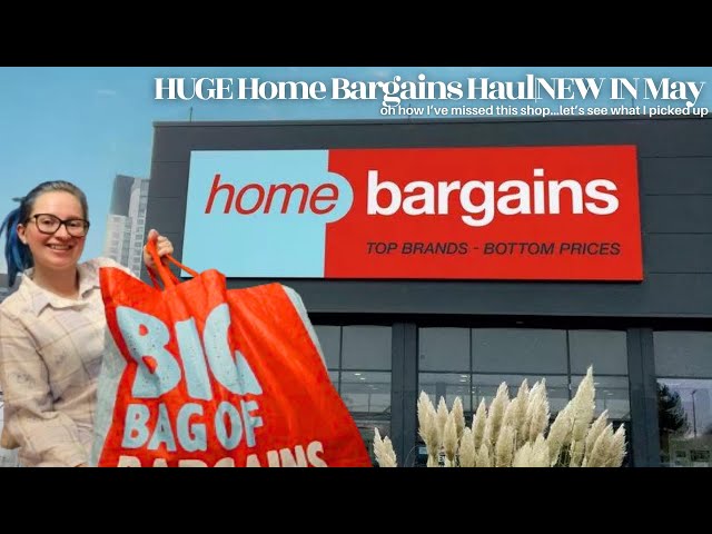 HUGE Home Bargains Haul|NEW IN May class=
